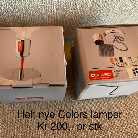 Nye Colors lampe