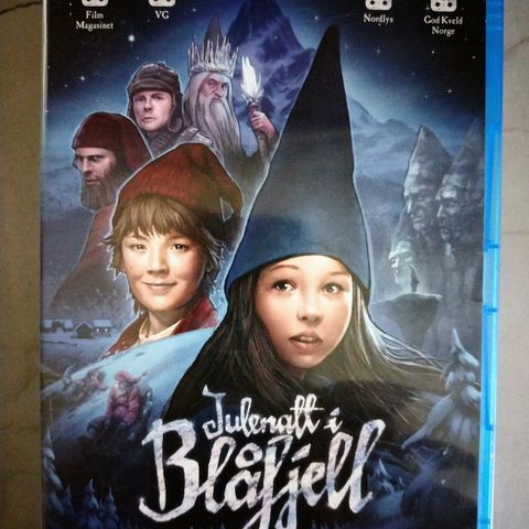 Dvd familiefilm. Julenatt i blåfjell. Norsk film.