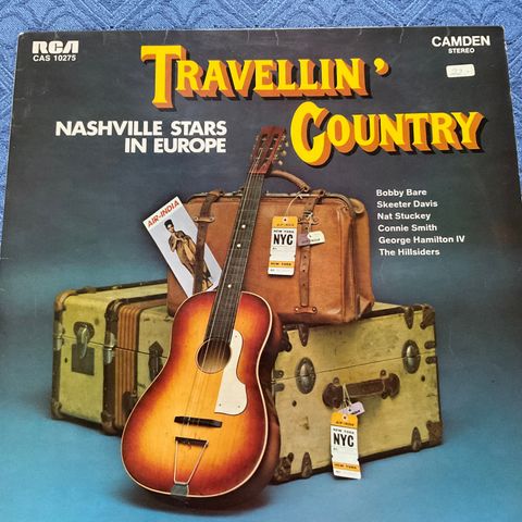 LP Travellin' Country - Nashville Stars In Europe