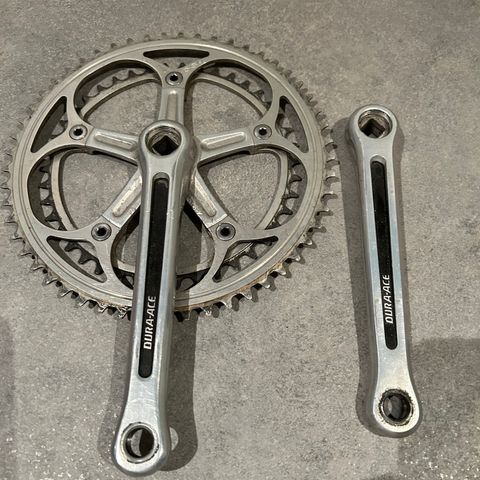 Vintage Shimano Dura Ace 7100 kranksett