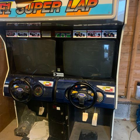 Sega formel 1 dobbel spillmaskin