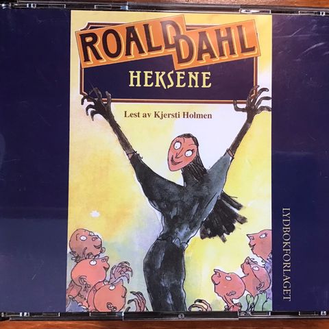 Roald Dahl Heksene (3 plates) lydbok 🔥som ny!!