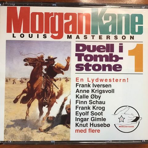 Morgan Kane : Duell i Tombstone lydbok (mangler Vol.4) 🔥som ny!!