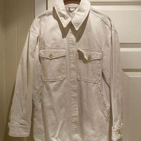Skjorte-jakke i tykkere bomull/canvas