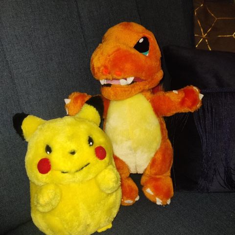 Pokemon bamser / plushies fra 2000 tallet