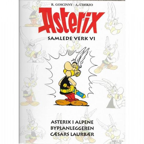 Asterix - Samlede verker innb. bokverk nr. - 6 - Norsk utg. 1.opplag - 2001.