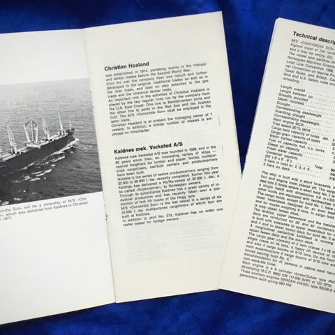 Sjøsetting -M/S «Concordia Sun» -Kaldnes Mek.1979 - Rederi -Skip -Verft -Maritim