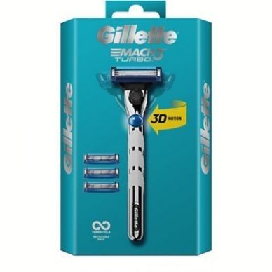 Gillette Mach 3 Turbo 3D Starter Pack