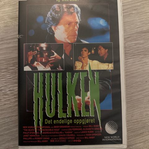 Hulken (Lou Ferrigno) 1990 BigBox Norsk VHS