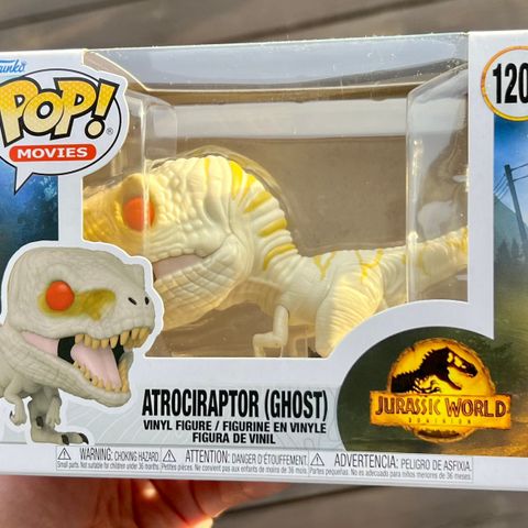 Funko Pop! Atrociraptor (Ghost) | Jurassic World: Dominion (1205)