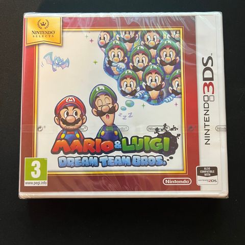 Mario & Luigi: Dream Team Bros Forseglet/sealed 3DS/2DS