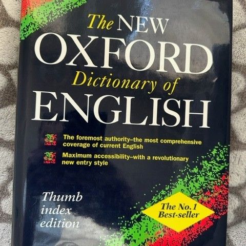 Oxford Dictionary of English, ORDBOK