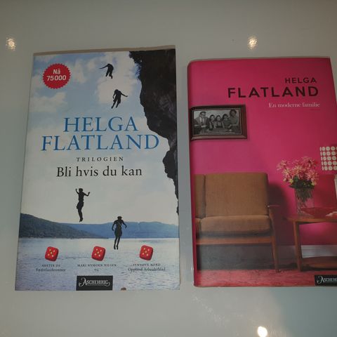 2stk Helga Flatland bøker