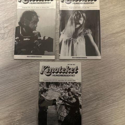 Kinoteket (Klingenberg kino) 1983-84