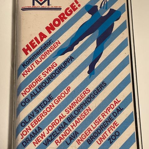 Heia Norge kassett fra Bislet 1983. Vazelina m/flere