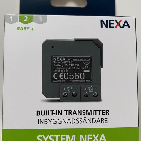 Nexa  Built-in transmitter