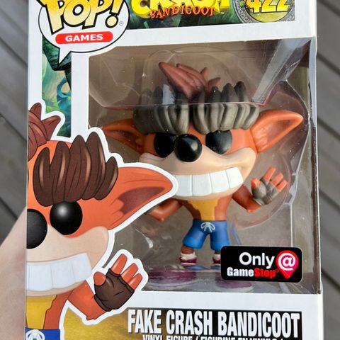 Funko Pop! Fake Crash Bandicoot | Crash Bandicoot (422) Excl. to GameStop