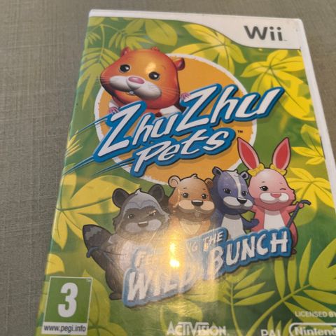 zhu zhu pets featuring the wild bunch Wii