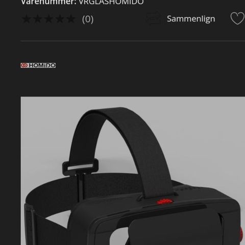 Homido VR-briller til smarttelefoner