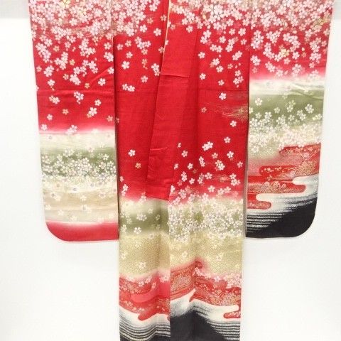 Håndsydd japansk silke kimono