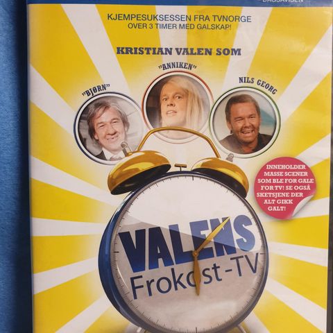 Kristian Valen DVD - Valen's  frokost-tv selges kr 75,-