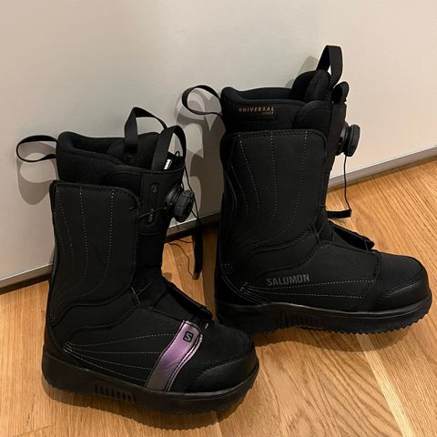 Snowboard Boots BOA - Salomon Pearl Black Lilac MP 22.5