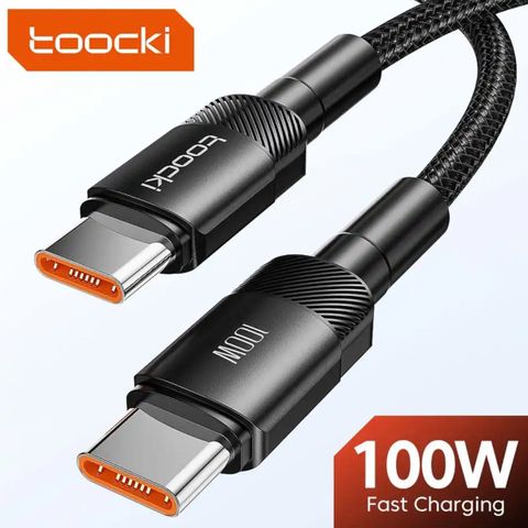 USB-kabel (C til C, 100W 5A PD)