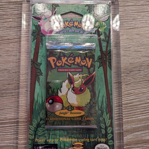 Pokemon Jungle blister pack Flareon med magnetic cover