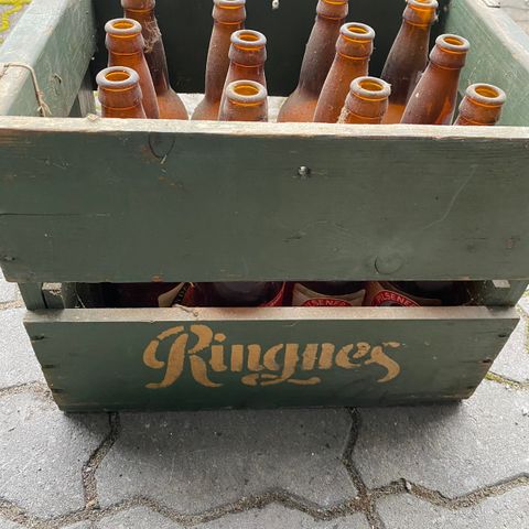 Retro ølkasse fra Ringnes