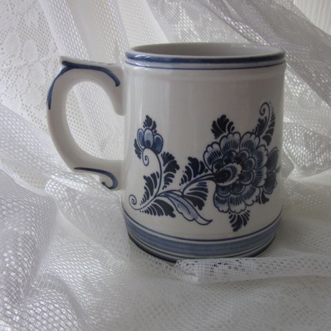 Delft Blue – Blått og hvitt Krus