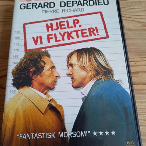 Hjelp Vi Flykter- Les Fugitifs- Utgått norsk utgave- Film Fra 1980-Tallet!