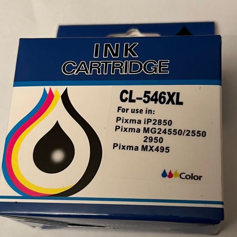 Blekkpatron farge Canon CL-546XL