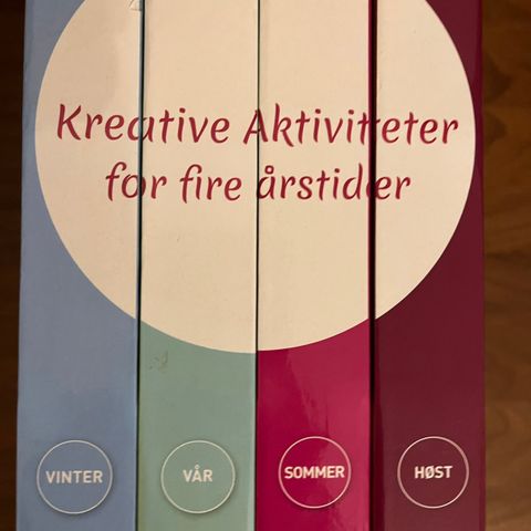 Kreative aktiviteter for fire årstider - aktivitetskort