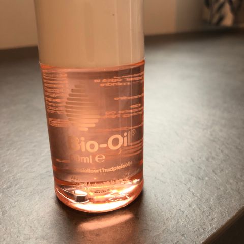 Ubrukt flaske med Bio-Oil