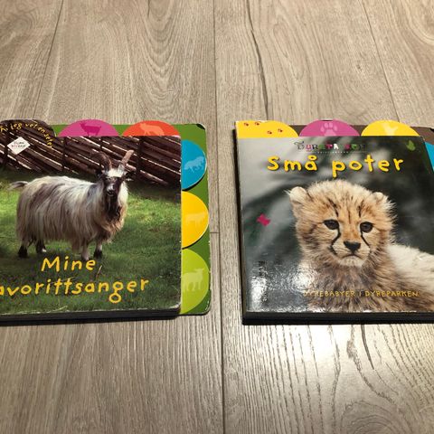 Bøker fra Dyreparken for småbarn 1-3 år