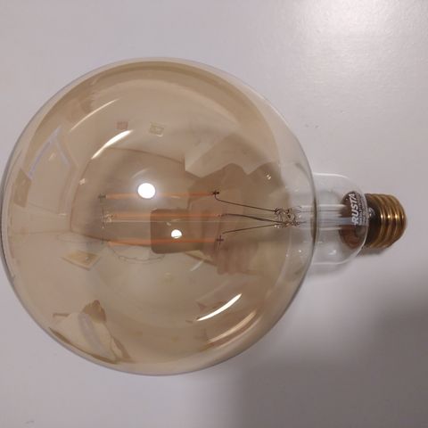 Edison lampe Størrelse 125 mm