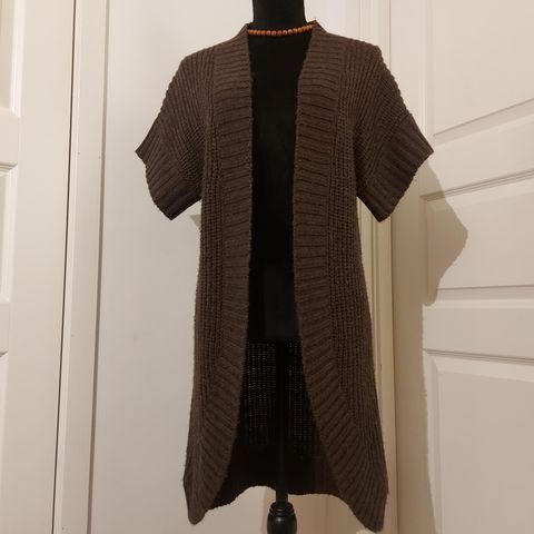 Brun strikket Cardigan