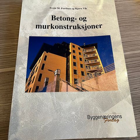 Betong - og murkonstruksjoner