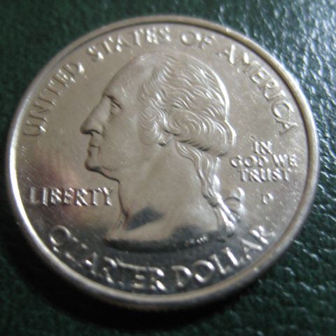 1/4 dollar USA Mississippi 2002 D  unc