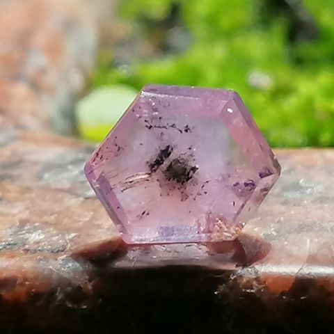 1,35 CT Rosa Trapiche Safir Fluorescerende - Pink Trapiche Sapphire