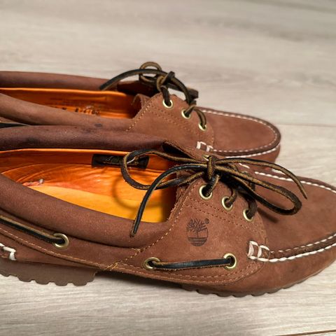 Timberland mokasin/ loafers str 38 i skinn (USA)