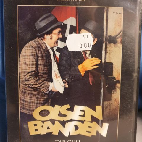 Dvd 'Olsenbanden tar gull' selges kr 125,-