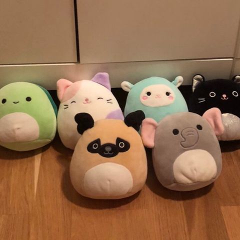 Sjeldne Squishmallows (Fra USA) pris pr stk. 13cm ca.