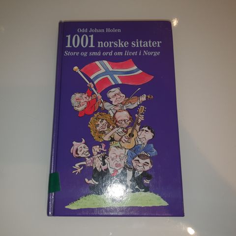 1001 norske sitater. Odd Johan Holen