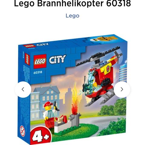 Lego City Brannhelikopter