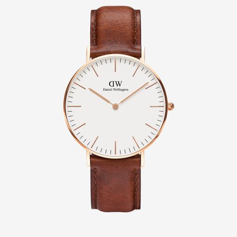 Daniel Wellington klokke i rosegull