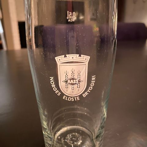 Aass Bryggeri ølglass, 12 stk.