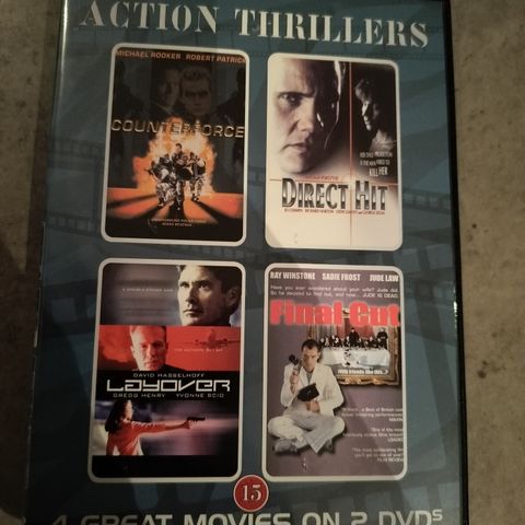 Action Thrillers ( DVD) - 4 great movies on 2 DVD
