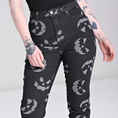 Hell Bunny Jack O Lantern Jeans