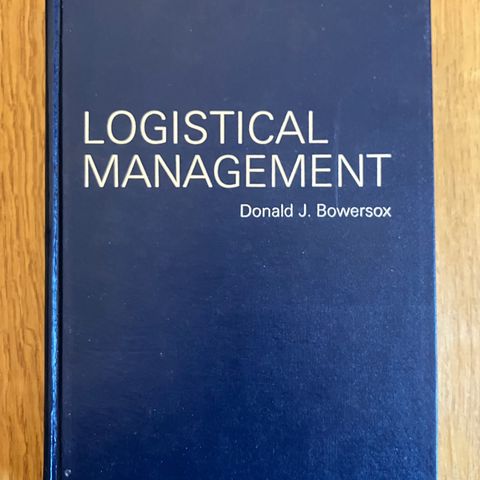 Logistikk bok "Logistical Management" - supply chain lærebok